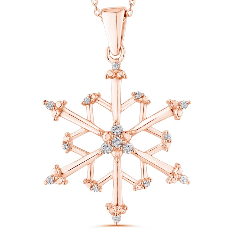 Schneeflocke mit Diamanten Aya 67374