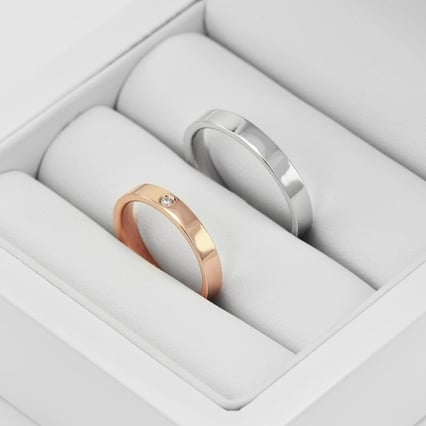 Trauringe mit Diamant Bren