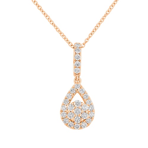 Romantischer Anhänger mit Lab Grown Diamanten Kai