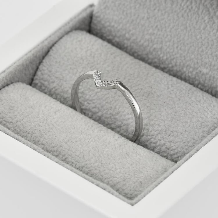 Diamantring aus Gold 41163