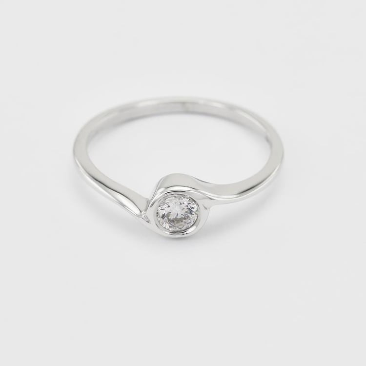 Gold Verlobungsring mit Diamant 52344