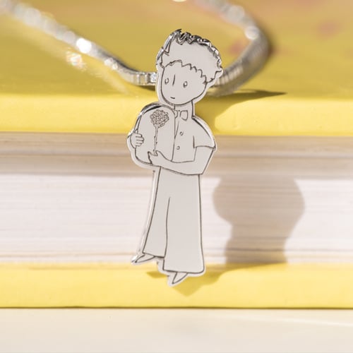 Silberanhänger mit dem Kleinen Prinzen