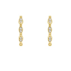 Creolen mit Diamanten Wontisa