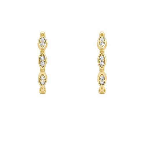 Creolen mit Diamanten Wontisa