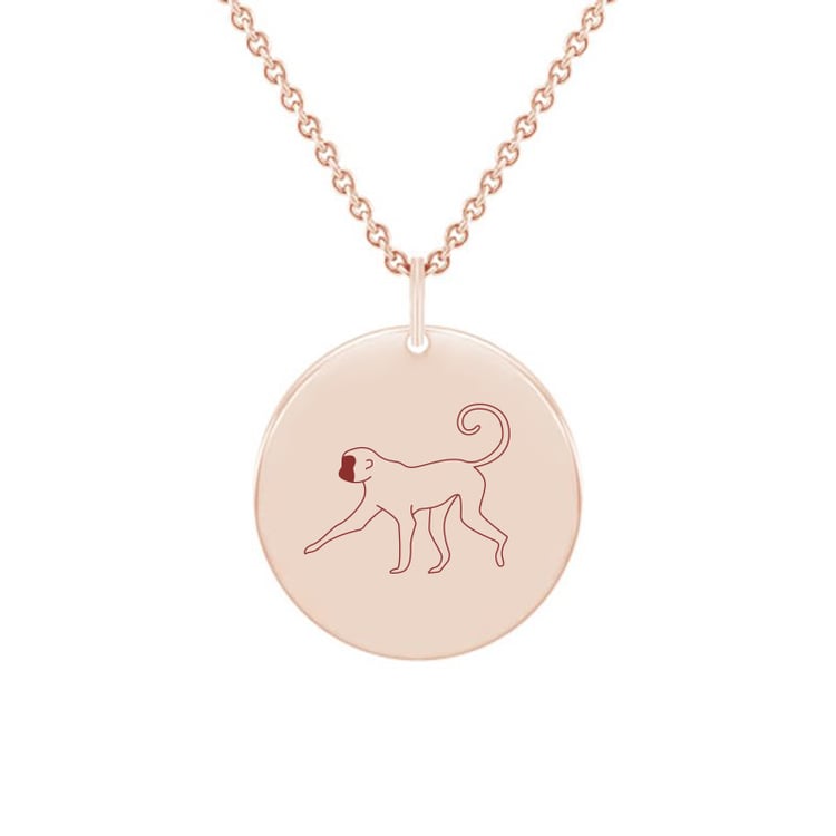 Personalisierter Halskette mit chinesischem Tierkreiszeichen 134823