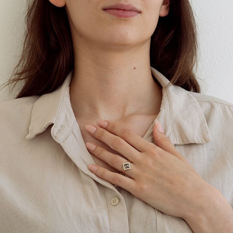 Ringset mit Salt and Pepper Diamant Guerra 131824