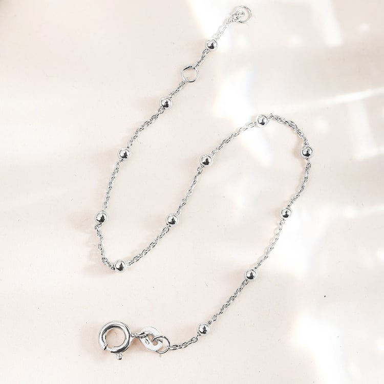 Silbernes Armband mit Kugeln 157450