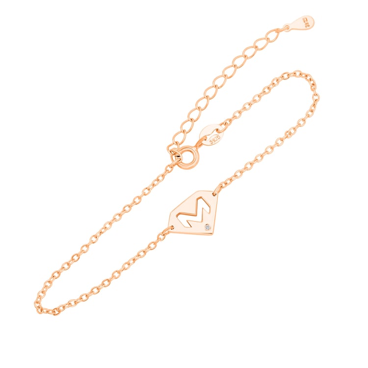 Armband mit Diamant aus Silber mit Herz Nola 168474