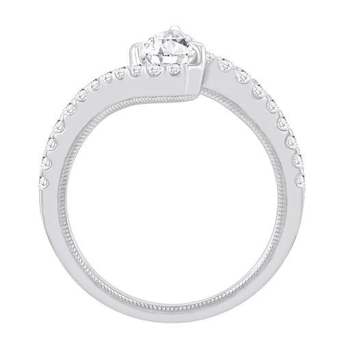 Verlobungsring mit Diamant in Birnenform Nala