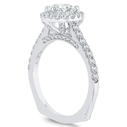 Verlobungsring mit Cushion-Diamant Carmelo