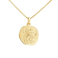 Silberanhänger mit Symbolen des Tierkreiszeichens Skorpion