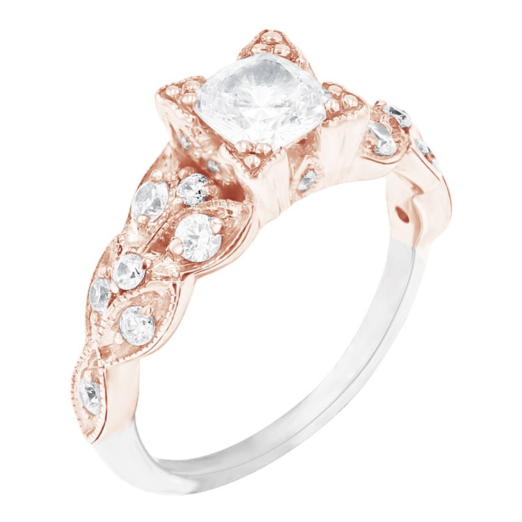 Goldener Vintage Ring voller Diamanten Galya