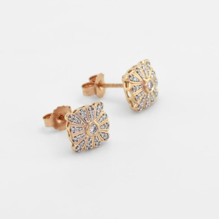 Goldene Ohrringe 51416