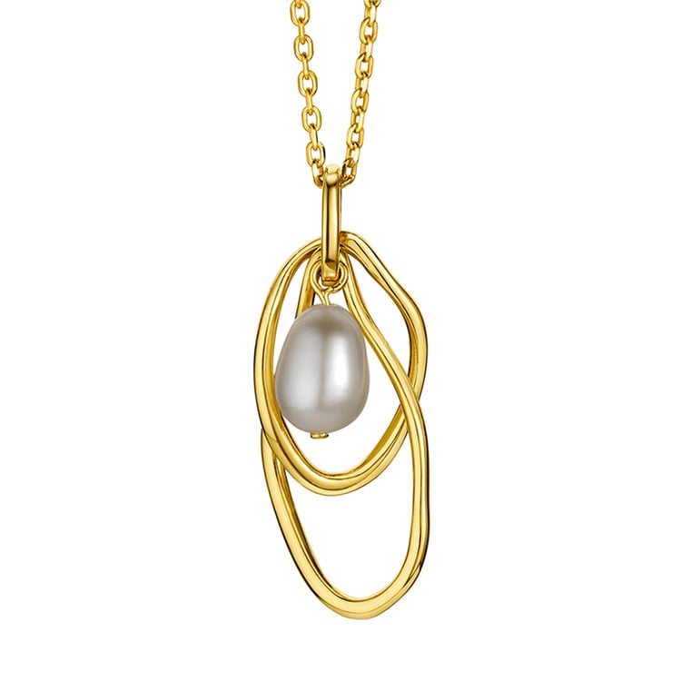 Vergoldeter Anhänger mit Perle Talitus