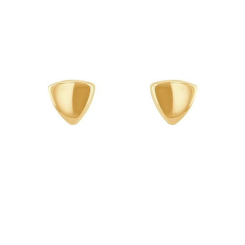 Goldene dreieckige Ohrstecker Kamali