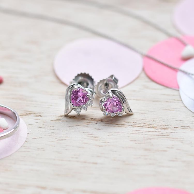 Ohrringe mit Saphiren 40083