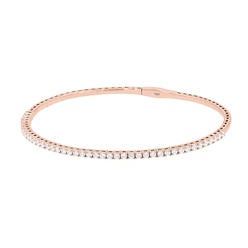 Goldenes Flexi Armband mit Diamanten Roberts