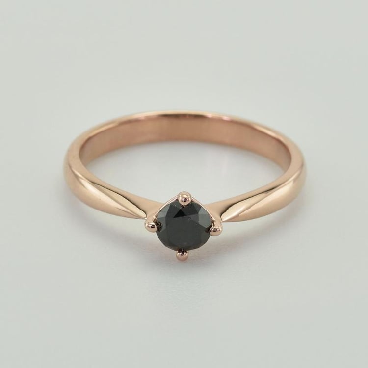 Verlobungsring mit schwarzem Diamant Mahiya 42470