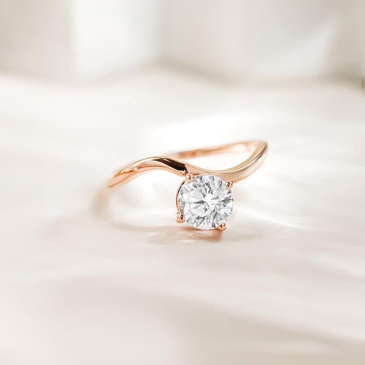 Ring mit rundem Lab Grown Diamanten 154787