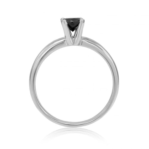 Verlobungsring mit schwarzem Diamant Zandia