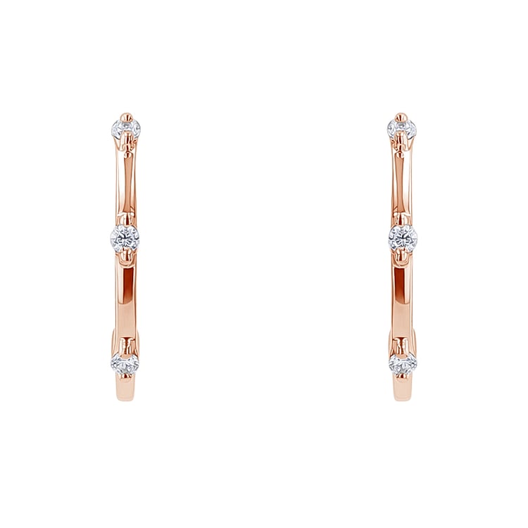 Runde Ohrringe mit Lab Grown Diamanten Ramila 134401