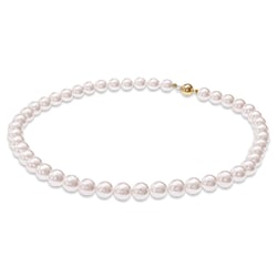 Perlenkette mit Gold Philippa