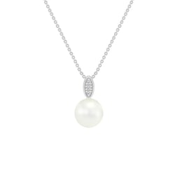 Goldene Anhänger mit Diamanten Alixa