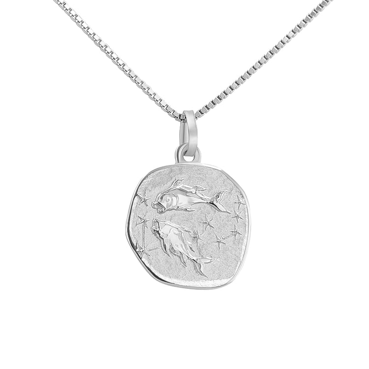 Goldanhänger mit Symbolen des Tierkreiszeichens