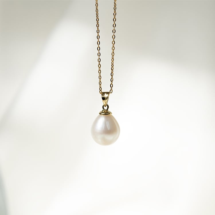 Anhänger mit weißer Perle Wamox 129760