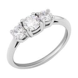 Verlobungsring mit Diamanten Rita