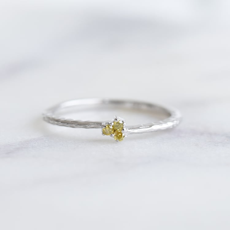 Ring mit gelben Diamanten Milan 86101