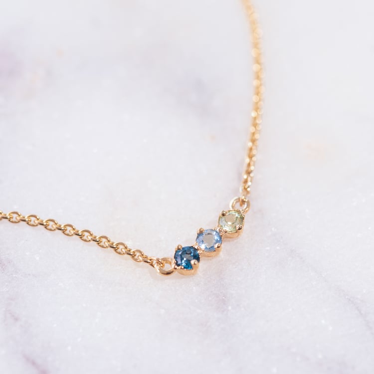 Minimalistisches Armband mit Edelsteinen Ihrer Wahl Joe 119449