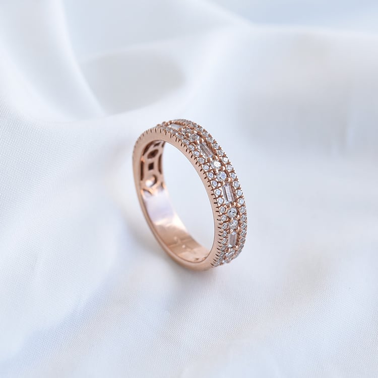 Luxuriöser Half-Eternity-Ring mit Diamanten Irenaeus 85320
