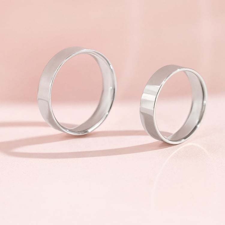 Flache Eheringe aus Gold 157071