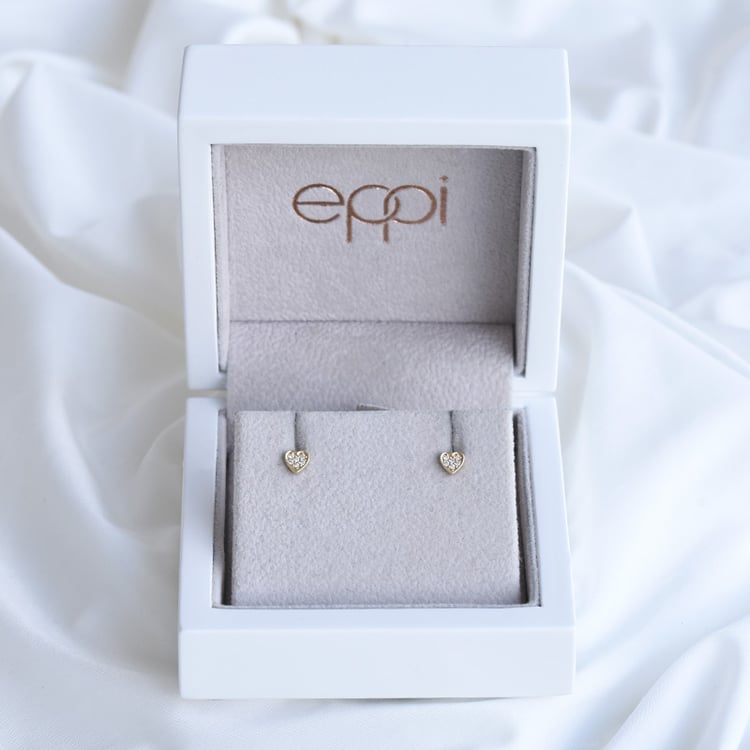 Ohrringe in Herzform mit Diamanten Janella 85091