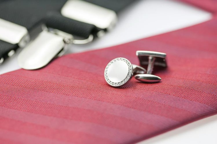 Manschettenknöpfe aus Platin 8824