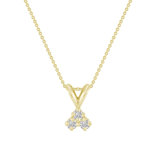 Anhänger mit drei Lab Grown Diamanten Froze