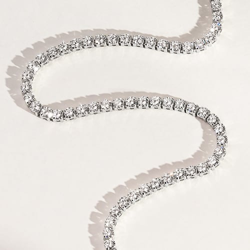 Goldenes Tennisarmband mit Lab Grown Diamanten Shimayra