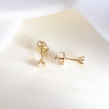 Strahlende Ohrrstecker mit 0.20ct Diamanten Docala