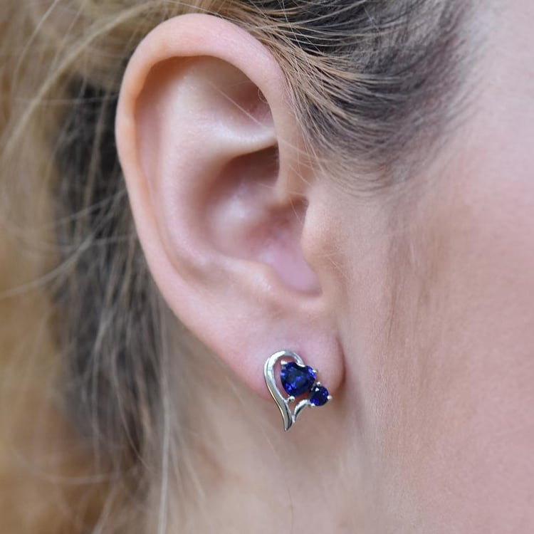 Saphirohrringe 27990