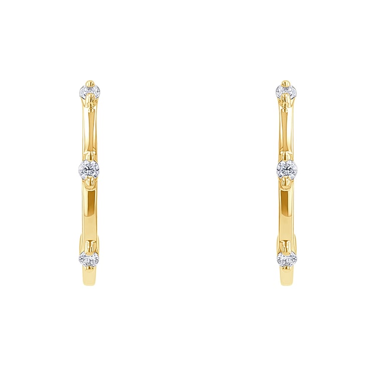 Runde Ohrringe mit Lab Grown Diamanten Ramila 134404