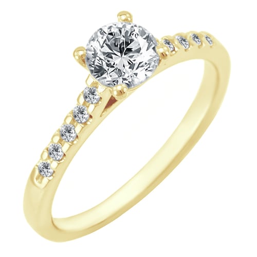 Verlobungsring und Diamanten Vea