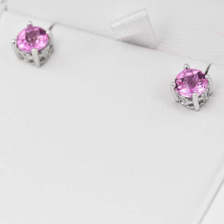 Saphiren rosa Ohrringe in Eppi-Geschenkbox 14795