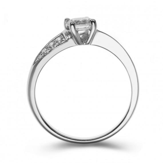 Platinring mit Diamanten 7907