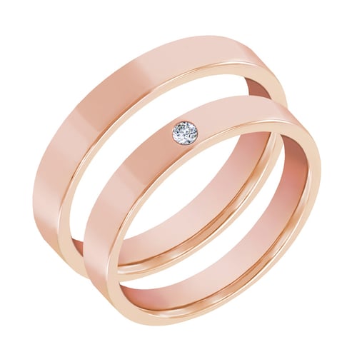 Trauringe mit Diamant Bren
