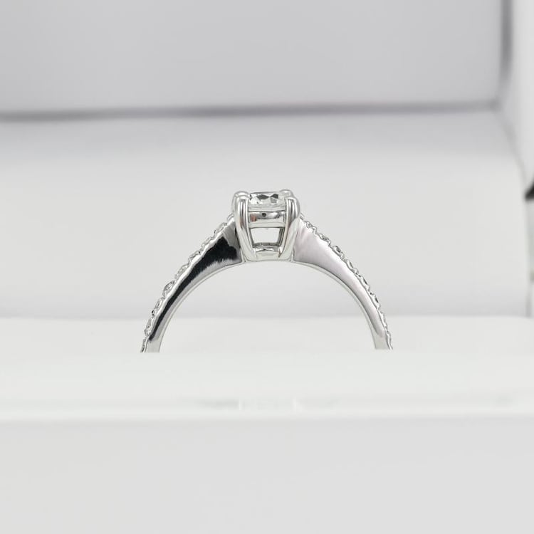 Ring in Platin mit Diamanten 24162