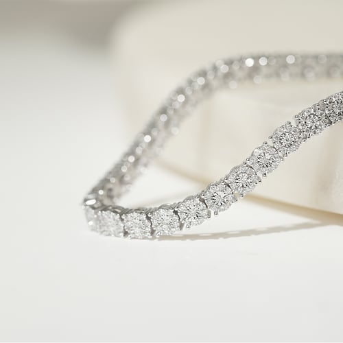 Elegantes Tennis Armband mit Diamanten Ramess
