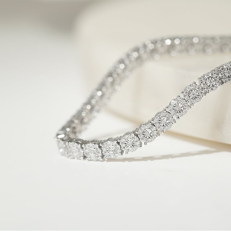 Elegantes Tennis Armband mit Diamanten Ramess 129971