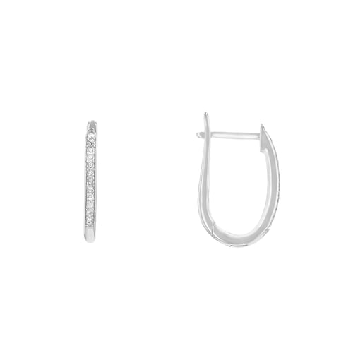 Elegante Ohrringe mit Diamanten Ayaz