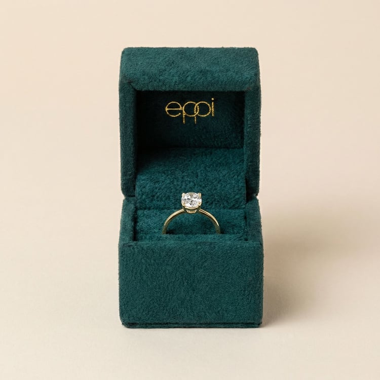 Scheidungsring mit einem ovalen Diamanten Frost 165111